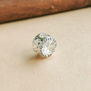 Pandora Sterling Silver Zirconia Pandora Moments Charm Genuine